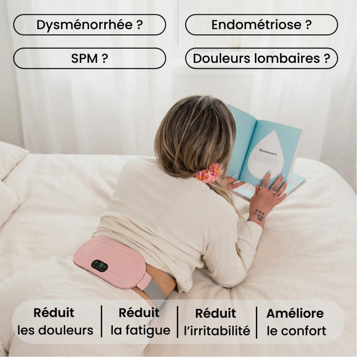 Ceinture menstruelle chauffante